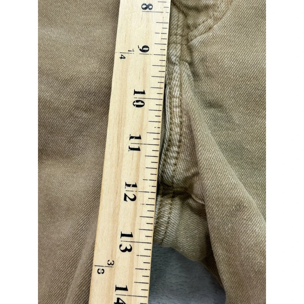 American Eagle Jeans Mens Sz 38x30 Slim Straight Tan Easy Flex Active Denim Guys